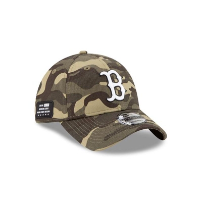 Sapca New Era Boston Red Sox MLB Armed Forces Weekend 9TWENTY Adjustable - Verzi